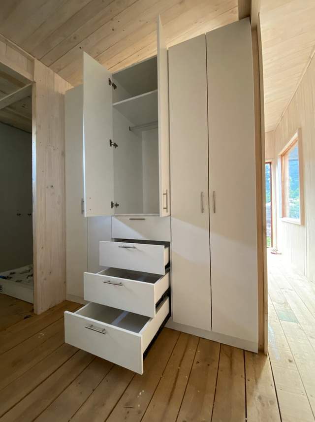 Closet con cajones