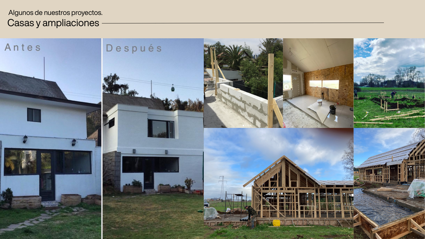 Casas y ampliaciones